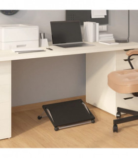 Footrest Black 45x40x13.5 cm