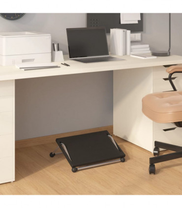 Footrest Black 45x40x13.5 cm