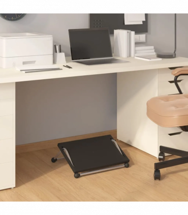 Footrest Black 45x40x13.5 cm