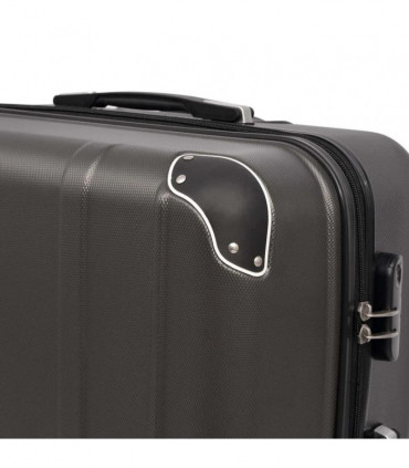 Four Piece Hardcase Trolley Set Anthracite