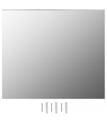 Frameless Mirror 80x60 cm Glass