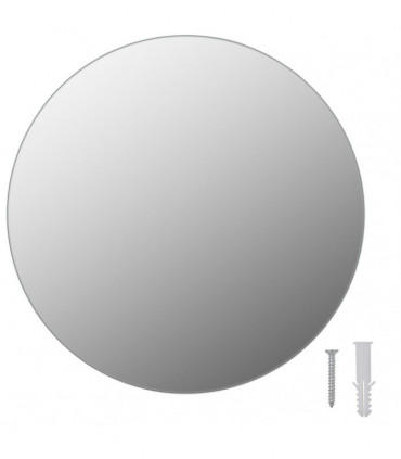 Frameless Mirror Round 30 cm Glass