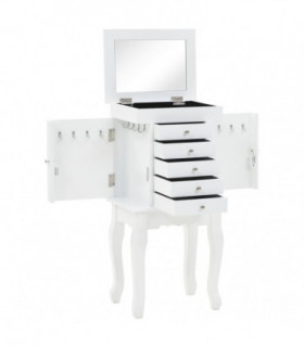 Free Standing Jewelery Cabinet White