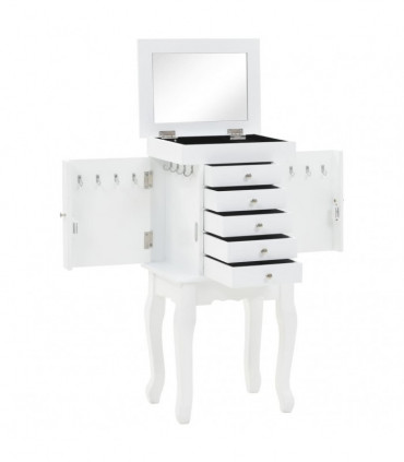 Free Standing Jewelery Cabinet White