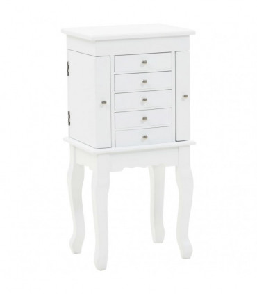 Free Standing Jewelery Cabinet White