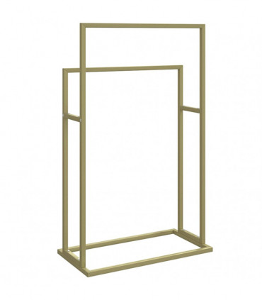 Freestanding Towel Rack Gold 48x24x78.5 cm Iron