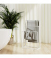 Freestanding Towel Rack White 48x24x79 cm Iron
