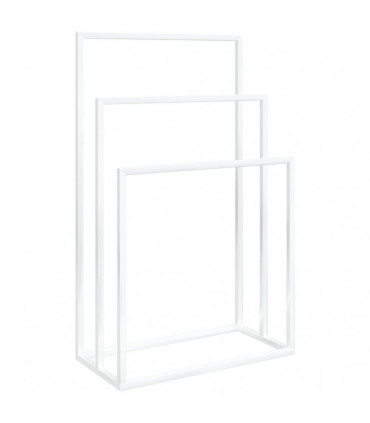 Freestanding Towel Rack White 48x24x79 cm Iron