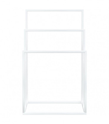Freestanding Towel Rack White 48x24x79 cm Iron
