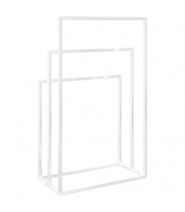 Freestanding Towel Rack White 48x24x79 cm Iron