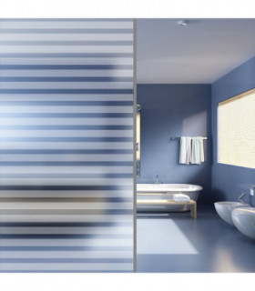 Frosted Privacy Window Film Adhesive Stripes 0.9x50 m