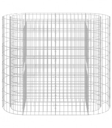Gabion Raised Bed Galvanised Iron 120x50x100 cm
