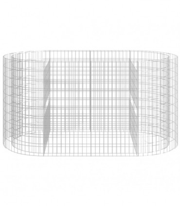 Gabion Raised Bed Galvanised Iron 200x100x100 cm