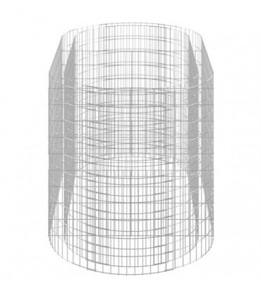 Gabion Raised Bed Galvanised Iron 200x100x100 cm