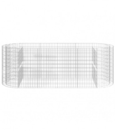 Gabion Raised Bed Galvanised Iron 300x100x100 cm
