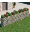 Gabion Raised Bed Galvanised Iron 470x50x100 cm