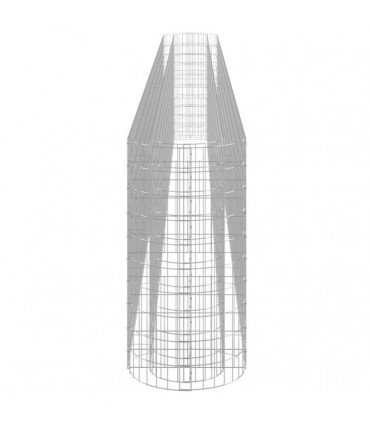 Gabion Raised Bed Galvanised Iron 610x50x100 cm