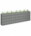 Gabion Raised Bed Galvanised Steel 270x30x90 cm