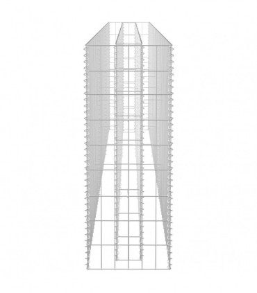 Gabion Raised Bed Galvanised Steel 270x30x90 cm