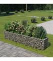 Gabion Raised Bed Galvanised Steel 270x50x50 cm