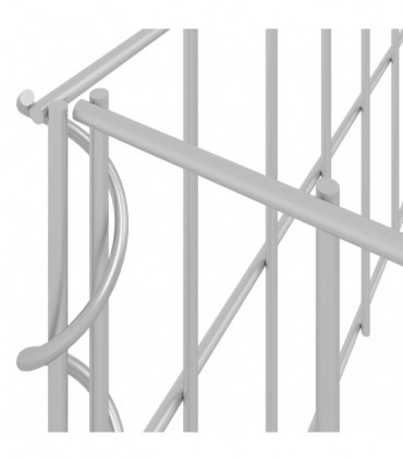 Gabion Raised Bed Galvanised Steel 300x100x20 cm