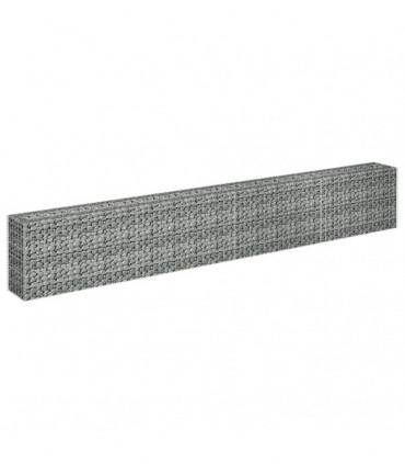 Gabion Raised Bed Galvanised Steel 360x30x60 cm