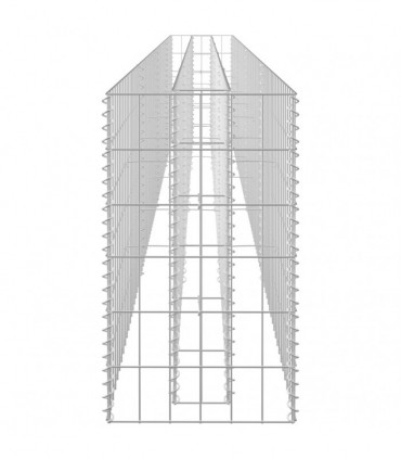 Gabion Raised Bed Galvanised Steel 360x30x60 cm