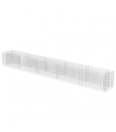 Gabion Raised Bed Galvanised Steel 450x50x50 cm