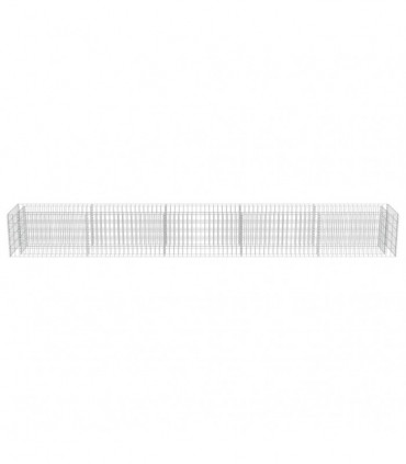 Gabion Raised Bed Galvanised Steel 450x50x50 cm