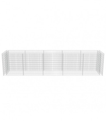 Gabion Raised Bed Galvanised Steel 450x90x100 cm