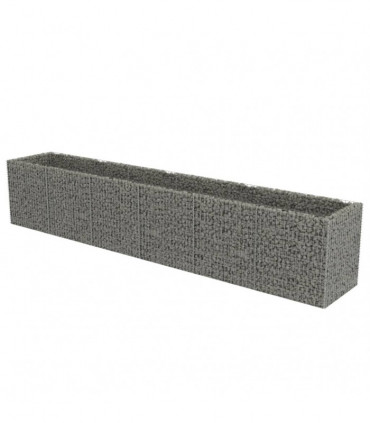 Gabion Raised Bed Galvanised Steel 540x90x100 cm