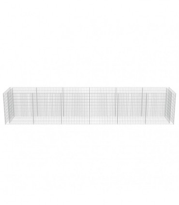 Gabion Raised Bed Galvanised Steel 540x90x100 cm