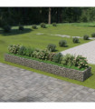 Gabion Raised Bed Galvanised Steel 540x90x50 cm
