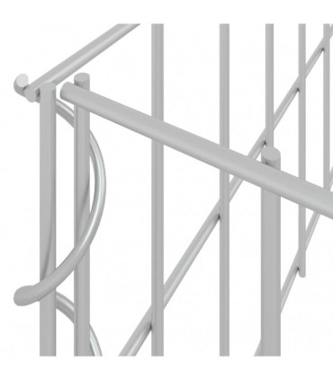 Gabion Raised Bed Galvanised Steel 800x100x20 cm