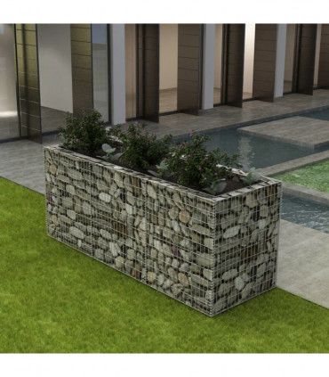 Gabion Raised Bed Steel 270x90x100 cm