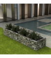 Gabion Raised Bed Steel 360x90x50 cm