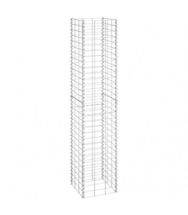 Gabion Raised Beds 3 pcs 30x30x150 cm Iron