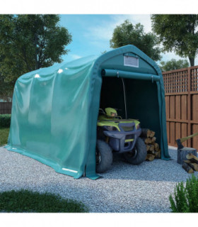 Garage Tent PVC 2.4x3.6 m Green
