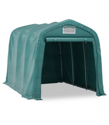 Garage Tent PVC 2.4x3.6 m Green