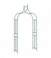 Garden Arch Dark Green 120x38x258 cm Iron
