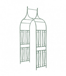 Garden Arch Spike Design Climbing Plants Dark Green