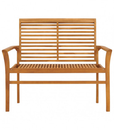 Garden Bench 112 cm Solid Teak Wood
