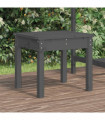 vidaXL Garden Bench Grey 50x44x45 cm Solid Wood Pine