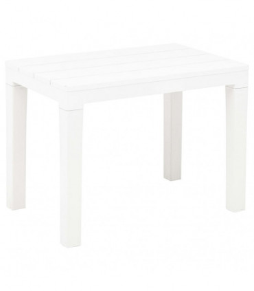 Garden Benches 2 pcs White Plastic