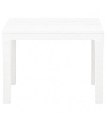 Garden Benches 2 pcs White Plastic