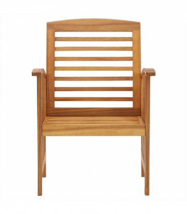 Garden Chairs 2 pcs Solid Acacia Wood