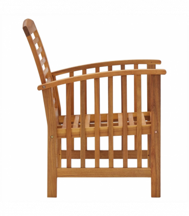 Garden Chairs 2 pcs Solid Acacia Wood