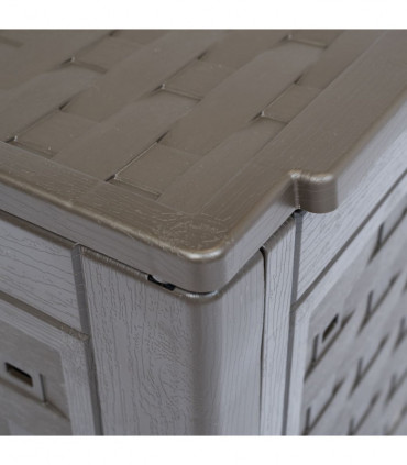 Garden Composters 2 pcs Brown 60x60x83cm 600 L