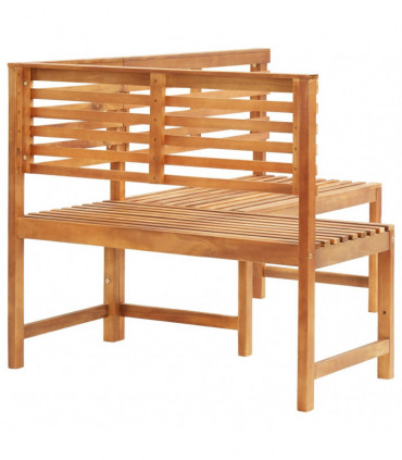 Garden Corner Bench 140 cm Solid Acacia Wood
