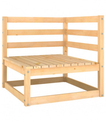 Garden Corner Sofas 2 pcs Solid Pinewood